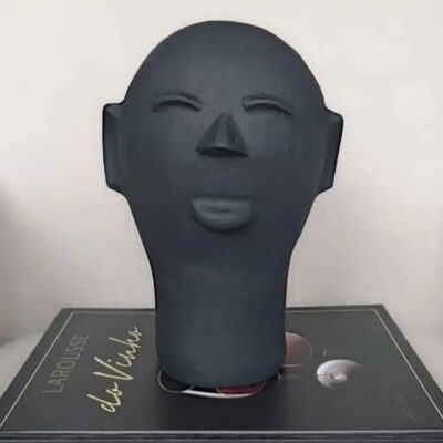 Cabeça de Cerâmica da Mestra Cida Lima – M Preta