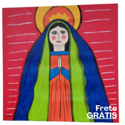 Tela Nossa Senhora – Vera Guimarães – 40x40cm – Modelo SV2