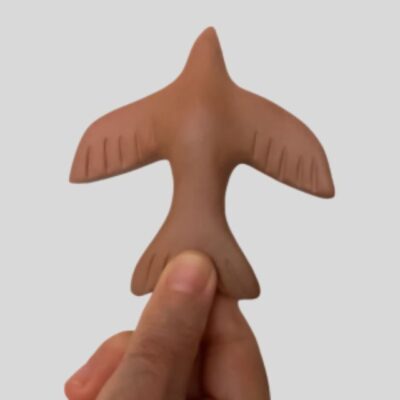 Andorinha de Cerâmica na Cor Natural – Tamanho P – DEAL