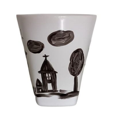 caneca de porcelana