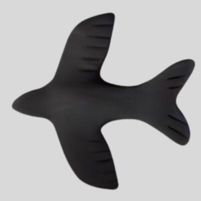 Andorinha de Cerâmica Preta – Tamanho G – DEAL