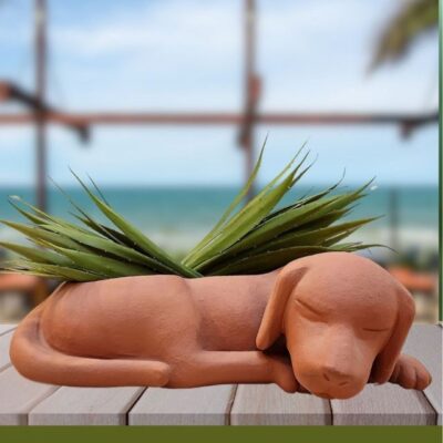 Vaso – Cachorro Deitado