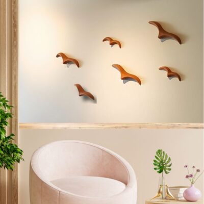 Composição – 6 Gaivotas – Cor Natural– Tamanhos 2 P-2 M-2 G