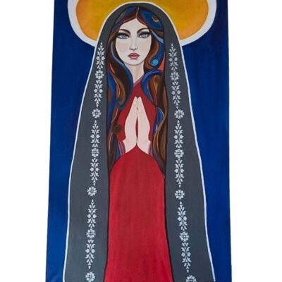 Quadro Serenidade Mariana – 100×60 – Arte Original Vera Guimarães