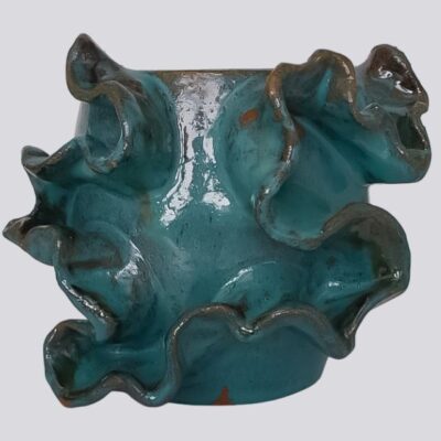 Vaso de Cerâmica Vitrificada | Coleção Essência da Calliandra | Modelo EK1