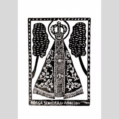 Xilogravura “Nossa Senhora da Aparecida” – 33x48cm