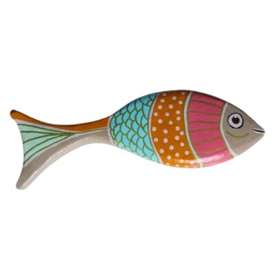 Peixe de Cerâmica Colorido G – Decoração de Parede – PG02