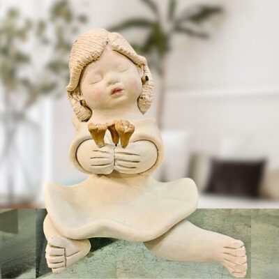 Anjo Querubim de Cerâmica – Modelo AQ11