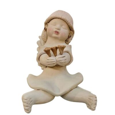 Anjo Querubim de Cerâmica – Modelo AQ9