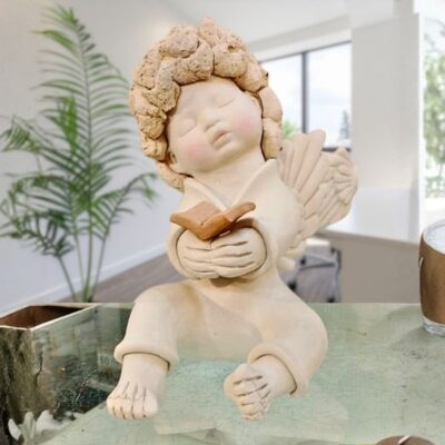 Anjo Querubim de Cerâmica – Modelo AQ10