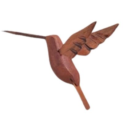 Beija-Flor em Madeira para Parede