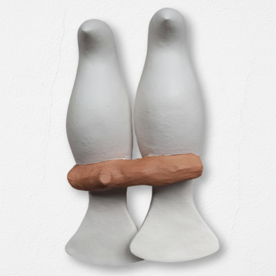 Andorinha com Galho – Cor Off White – AGO2DEAL