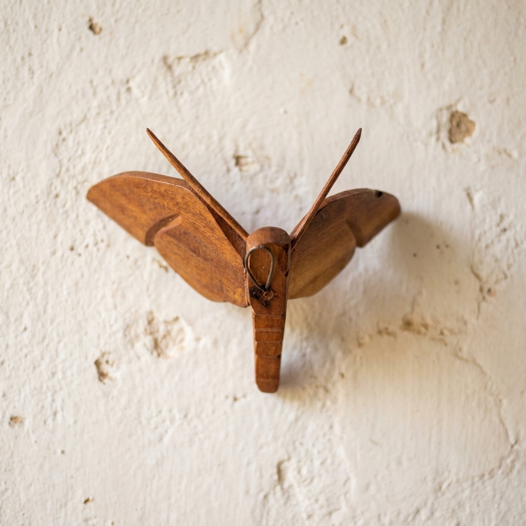 Borboleta em Madeira para Parede - Imagem 3