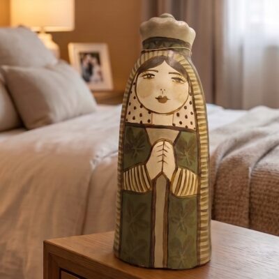 Santa em Cerâmica – 30cm – Delly – SD02