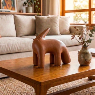 tamandua em ceramica