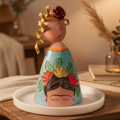 Boneca da Frida em Metal Decorativa – FM2