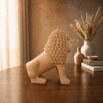 Escultura Leão de Nuca 25cm